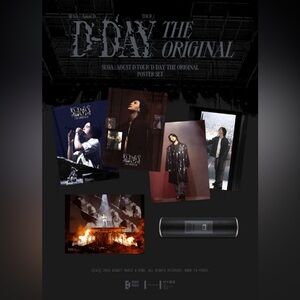 (SEALED) Official SUGA | Agust D Tour “D-Day” The Original Poster Set